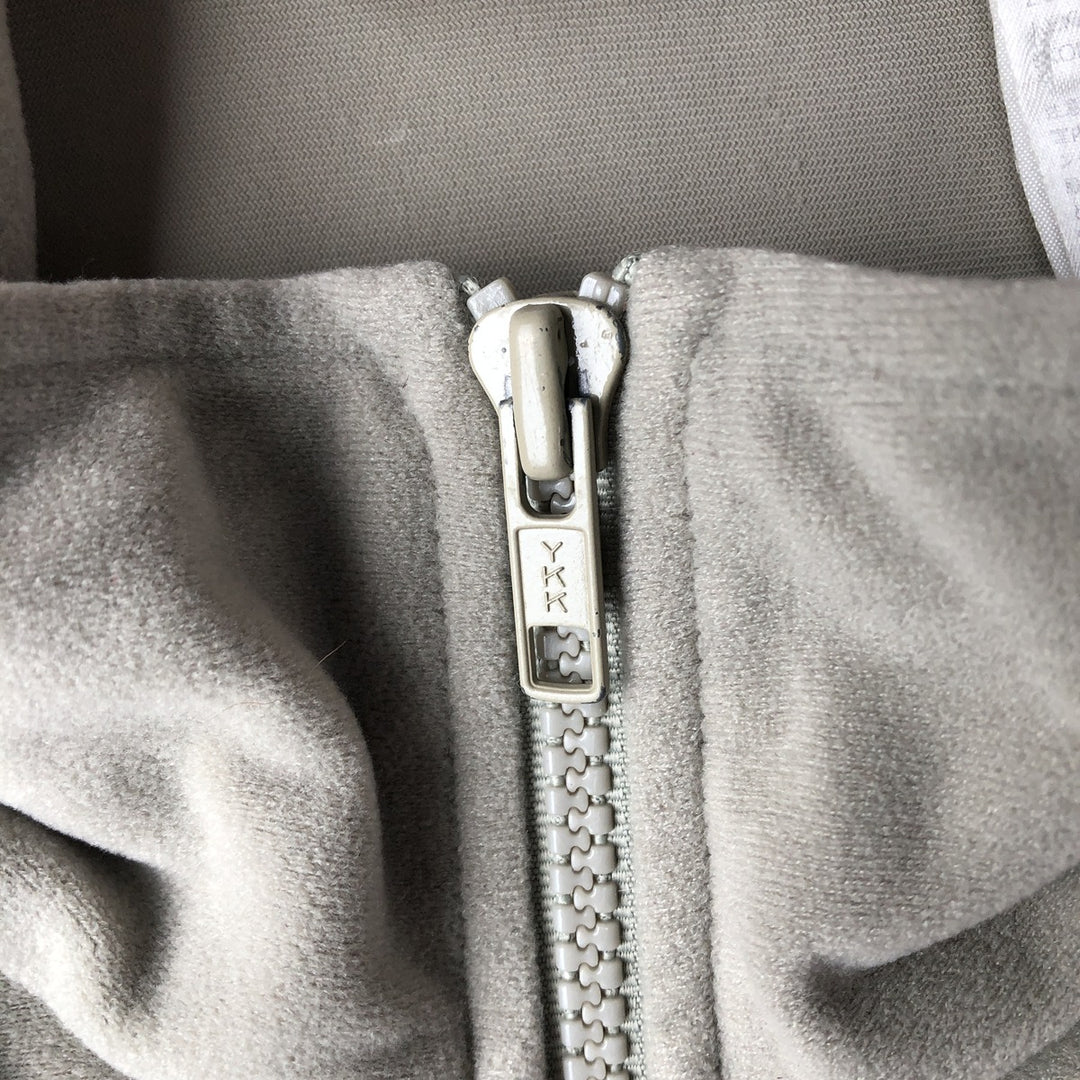 Vintage 90'S Adidas Velour Jersey Track Jacket, Men's Size L polyester Beige type Vintage Second Hand