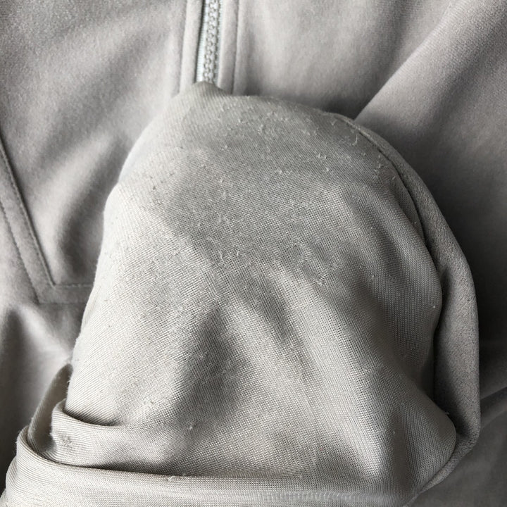 Vintage 90'S Adidas Velour Jersey Track Jacket, Men's Size L polyester Beige type Vintage Second Hand