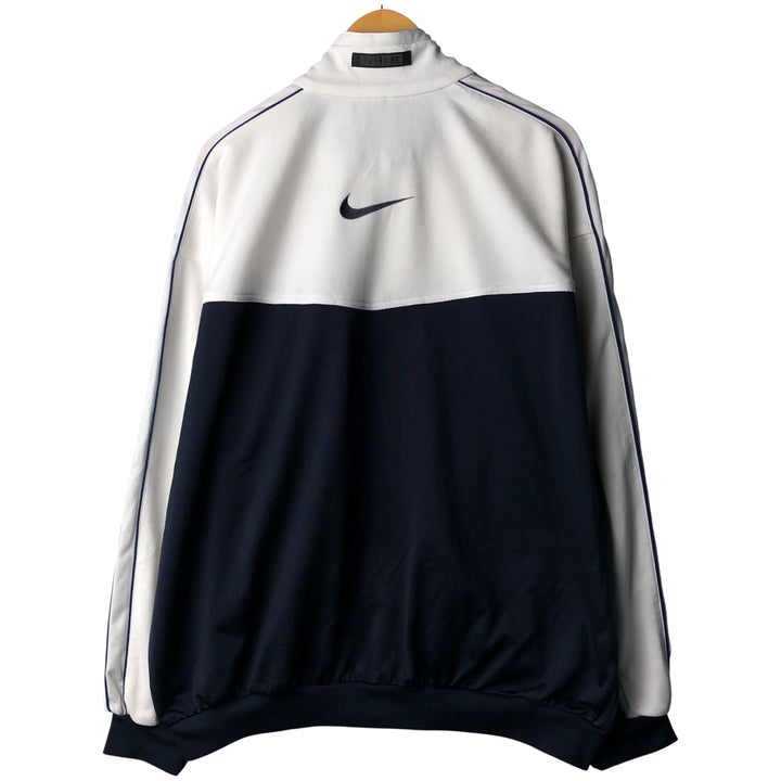 90'S Nike Jersey Track Jacket Men's XL Vintage polyester white type Vintage Second Hand