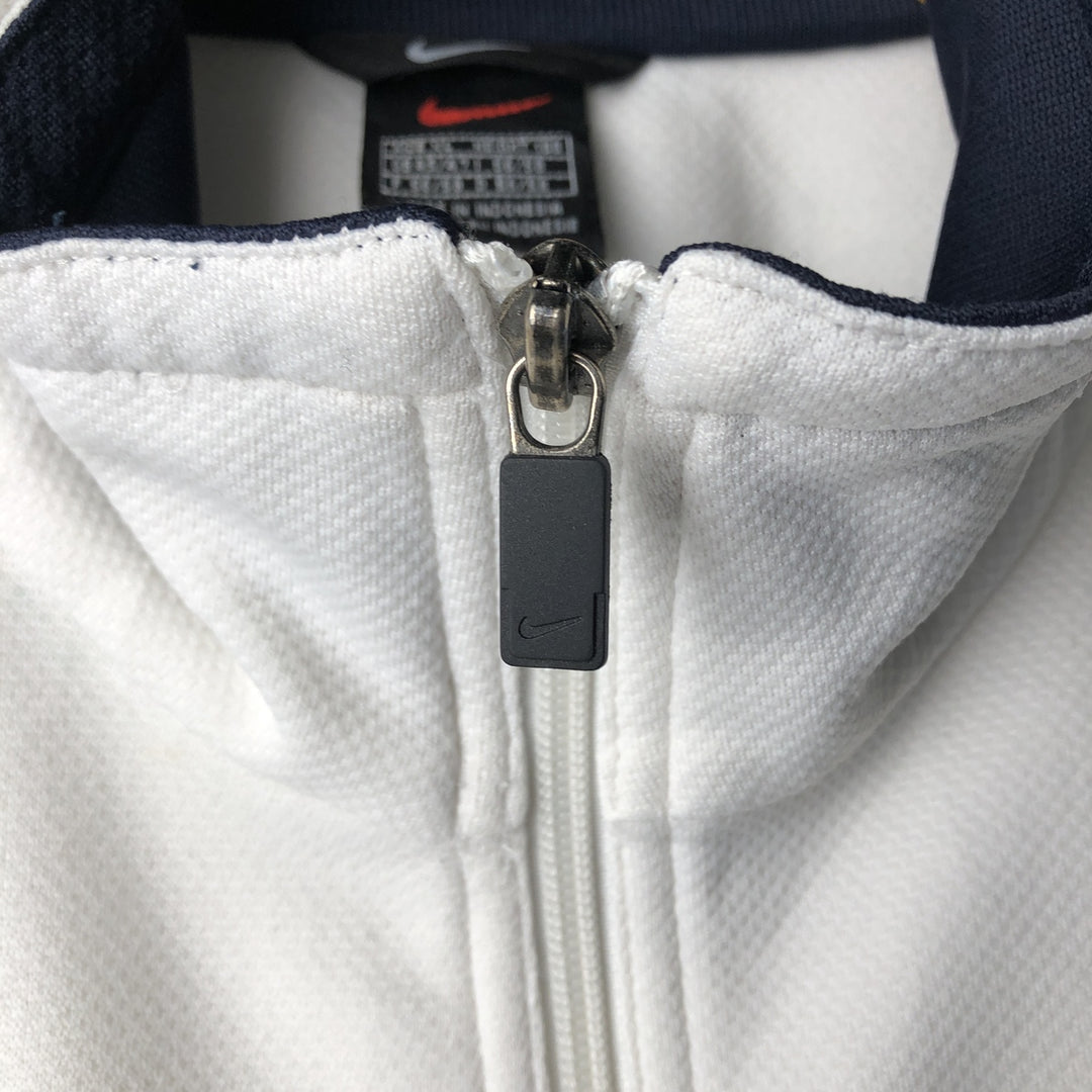 90'S Nike Jersey Track Jacket Men's XL Vintage polyester white type Vintage Second Hand