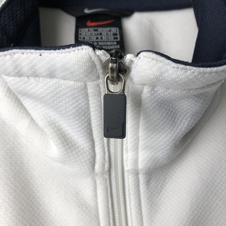 90'S Nike Jersey Track Jacket Men's XL Vintage polyester white type Vintage Second Hand
