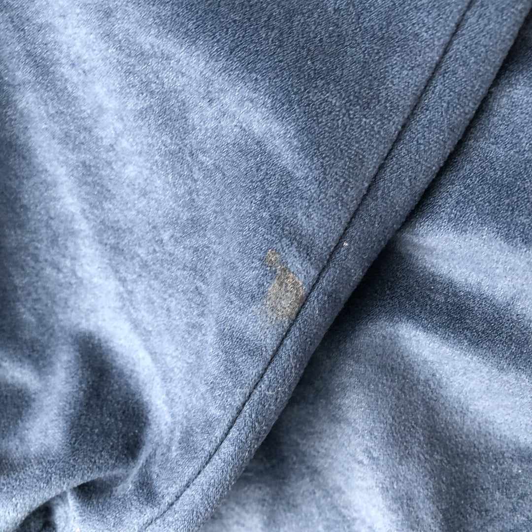 90'S Adidas Velour Jersey Track Jacket Men's M Size Vintage polyester navy blue type Vintage Second Hand