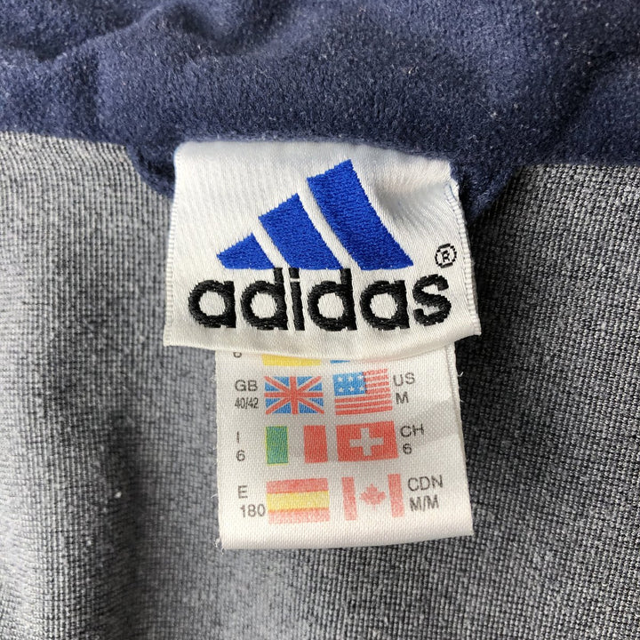 Vintage 90'S Adidas pile jersey, size M, men's Nylon gray type Vintage Second Hand