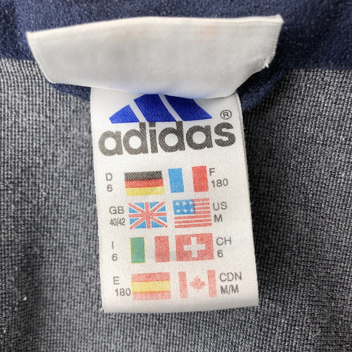 Vintage 90'S Adidas pile jersey, size M, men's Nylon gray type Vintage Second Hand