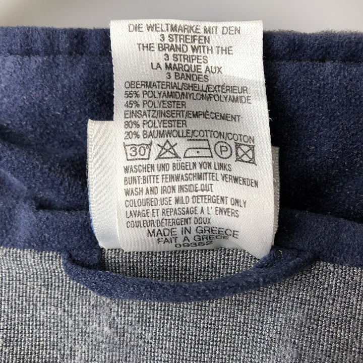 Vintage 90'S Adidas pile jersey, size M, men's Nylon gray type Vintage Second Hand