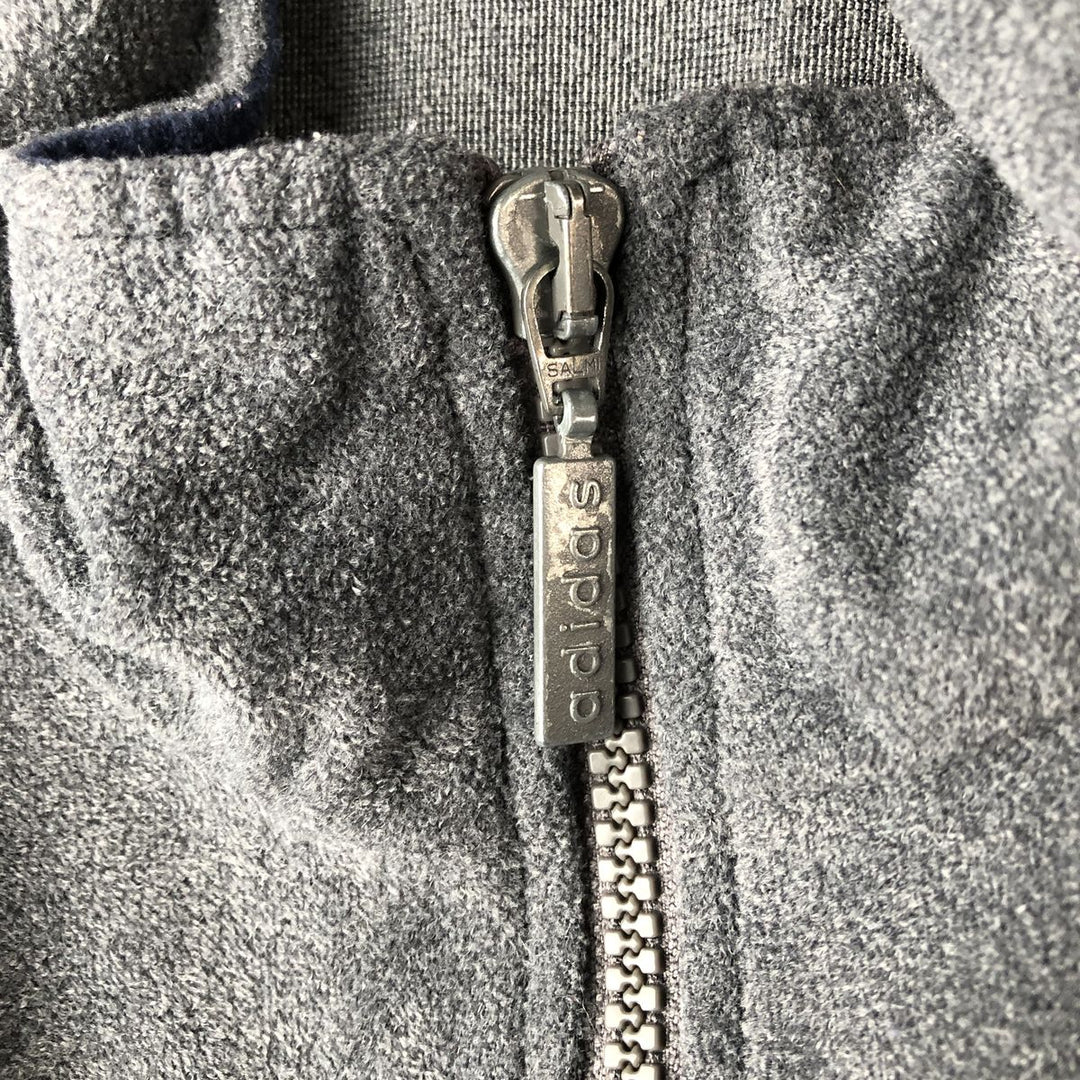 Vintage 90'S Adidas pile jersey, size M, men's Nylon gray type Vintage Second Hand