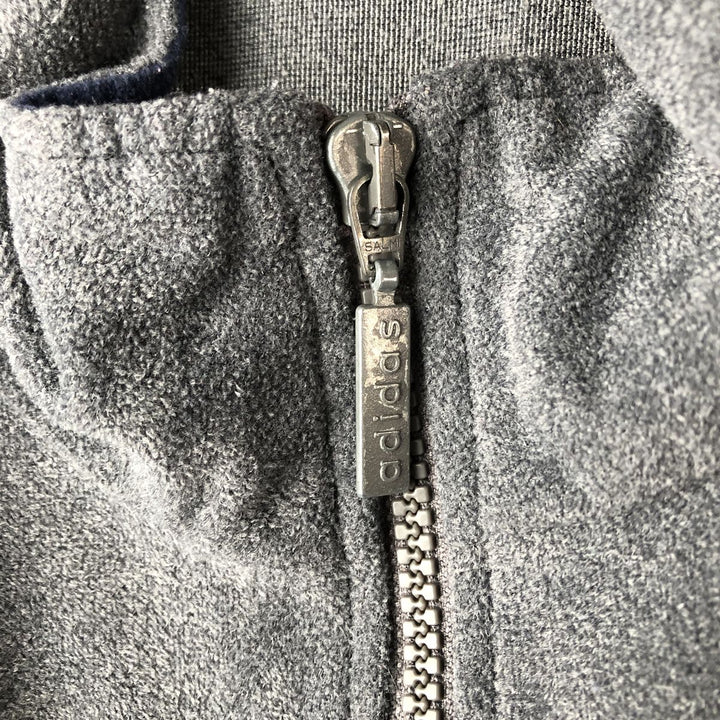 Vintage 90'S Adidas pile jersey, size M, men's Nylon gray type Vintage Second Hand