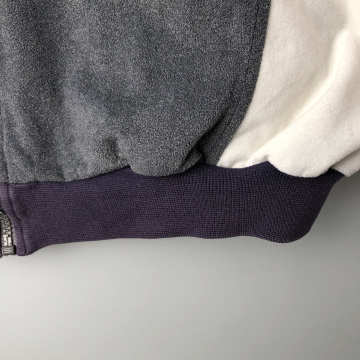 Vintage 90'S Adidas pile jersey, size M, men's Nylon gray type Vintage Second Hand