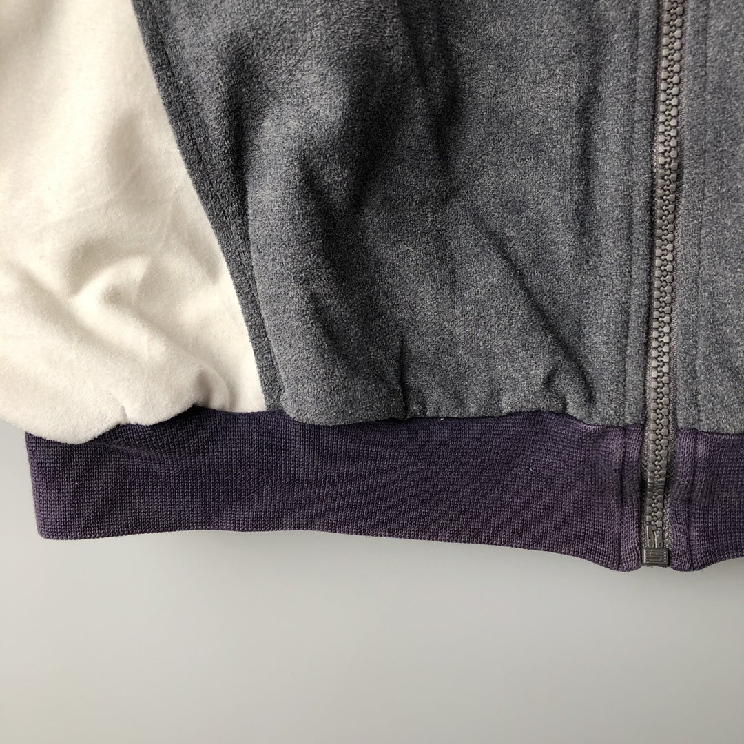 Vintage 90'S Adidas pile jersey, size M, men's Nylon gray type Vintage Second Hand