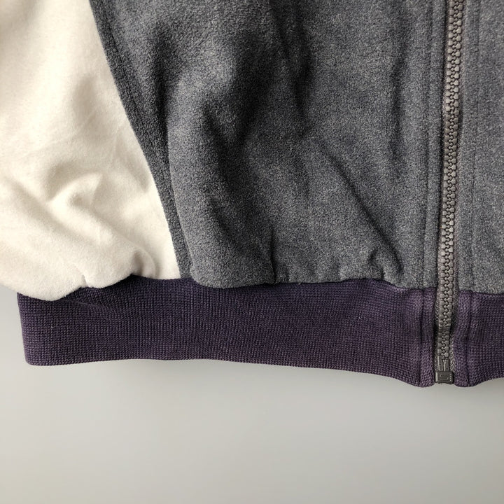 Vintage 90'S Adidas pile jersey, size M, men's Nylon gray type Vintage Second Hand