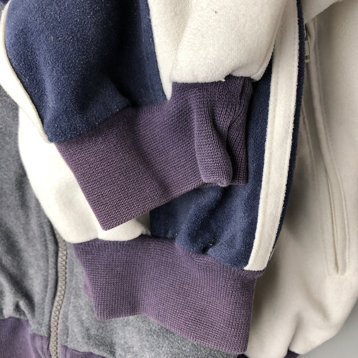 Vintage 90'S Adidas pile jersey, size M, men's Nylon gray type Vintage Second Hand