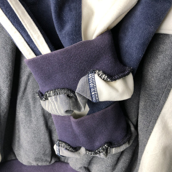 Vintage 90'S Adidas pile jersey, size M, men's Nylon gray type Vintage Second Hand