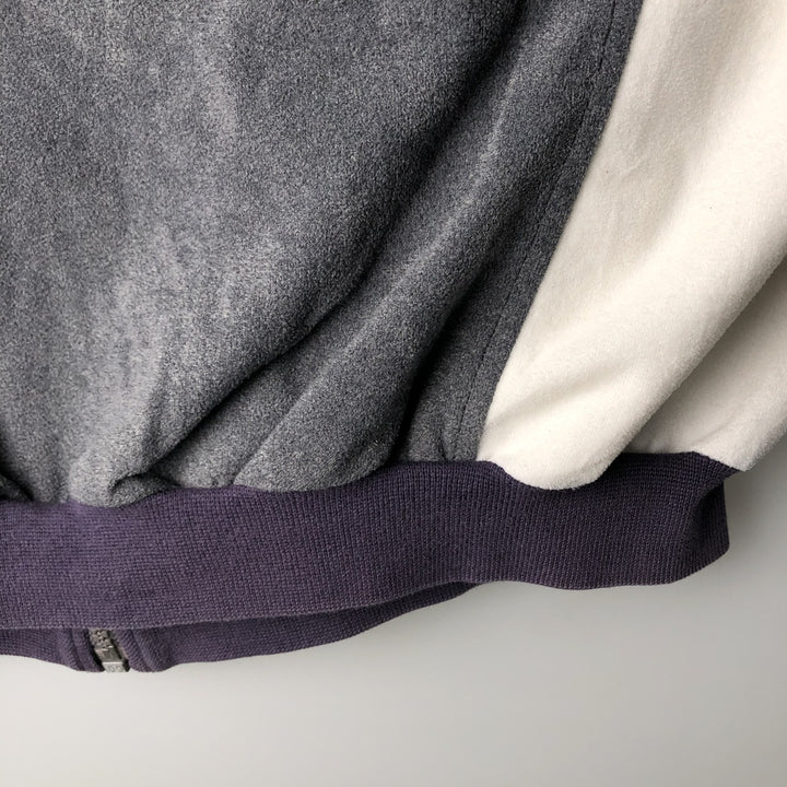 Vintage 90'S Adidas pile jersey, size M, men's Nylon gray type Vintage Second Hand