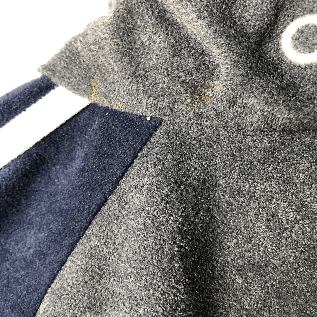 Vintage 90'S Adidas pile jersey, size M, men's Nylon gray type Vintage Second Hand