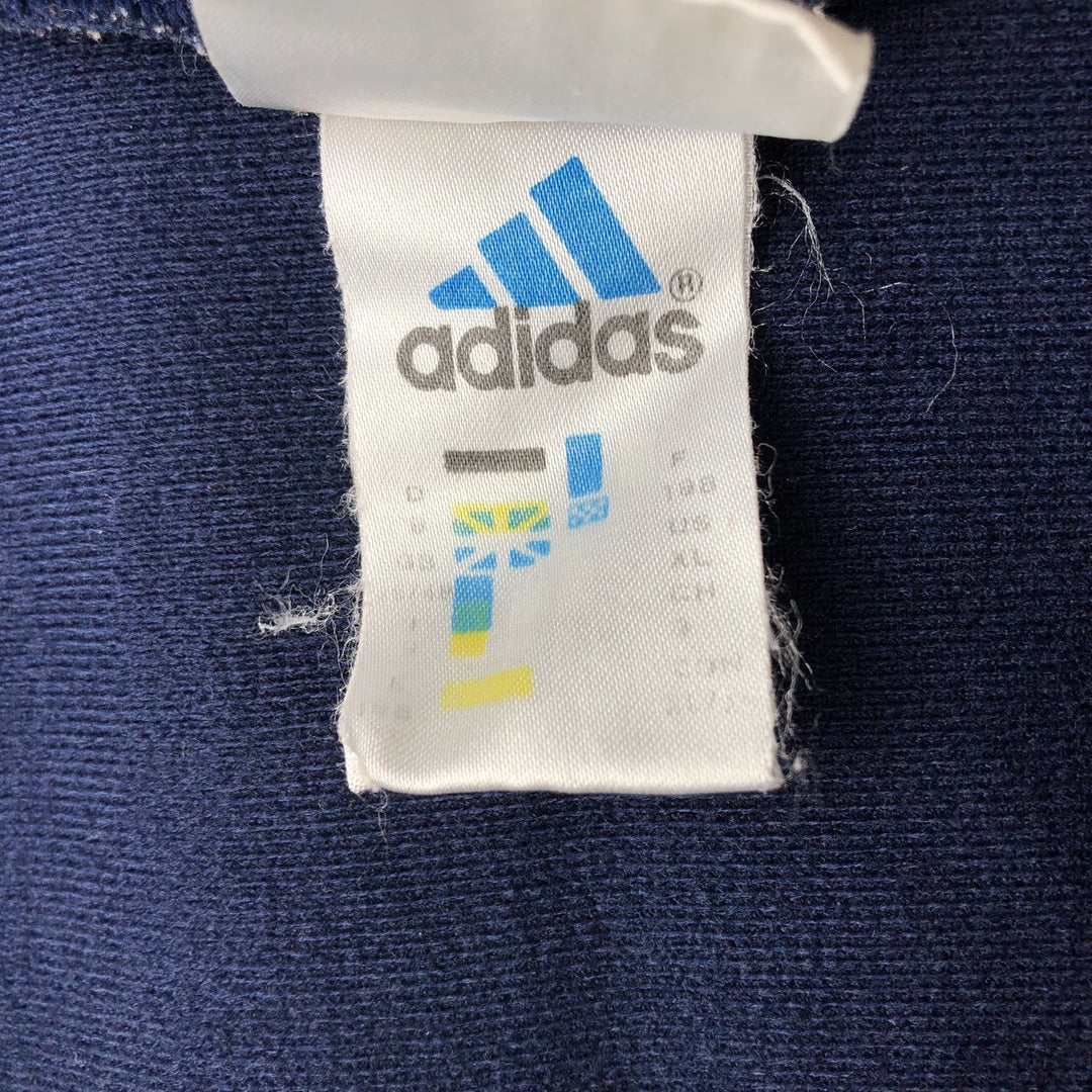 Vintage 90'S adidas Trefoil logo back logo jersey track jacket, men's size XL polyester navy blue type Vintage Second Hand