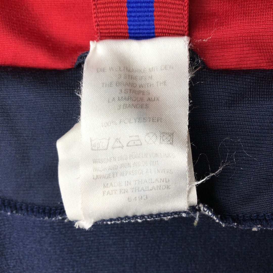 Vintage 90'S adidas Trefoil logo back logo jersey track jacket, men's size XL polyester navy blue type Vintage Second Hand