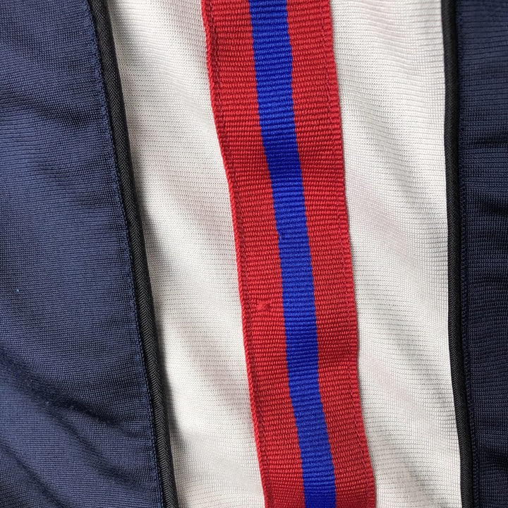 Vintage 90'S adidas Trefoil logo back logo jersey track jacket, men's size XL polyester navy blue type Vintage Second Hand