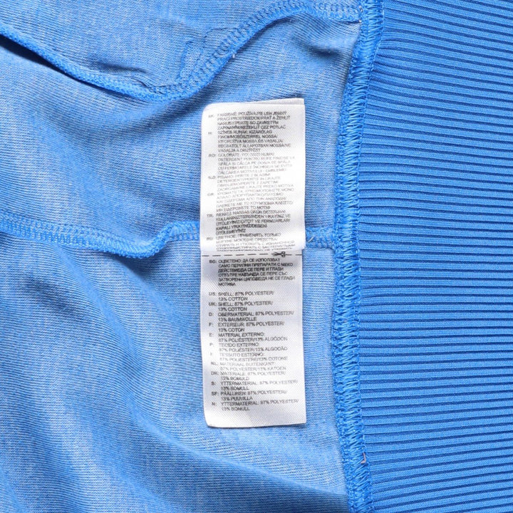 Adidas Originals Jersey Hoodie Track Jacket, Men's XL polyester Blue type light blue Vintage Second Hand