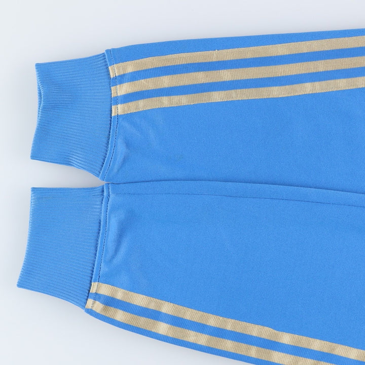 Adidas Originals Jersey Hoodie Track Jacket, Men's XL polyester Blue type light blue Vintage Second Hand