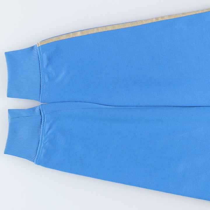 Adidas Originals Jersey Hoodie Track Jacket, Men's XL polyester Blue type light blue Vintage Second Hand