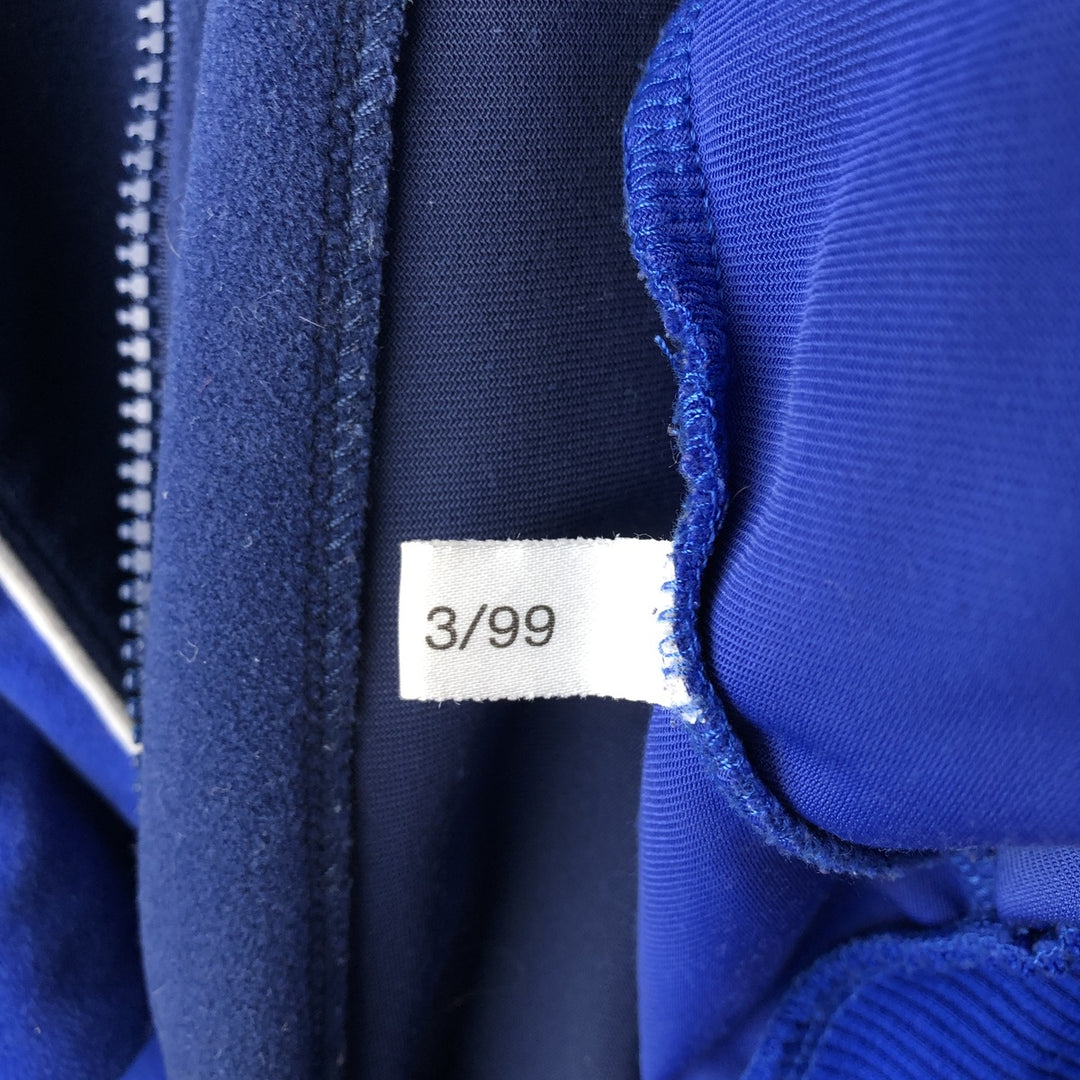 Vintage 90'S Adidas Velour Jersey Track Jacket, Men's Size XL polyester navy blue type Vintage Second Hand