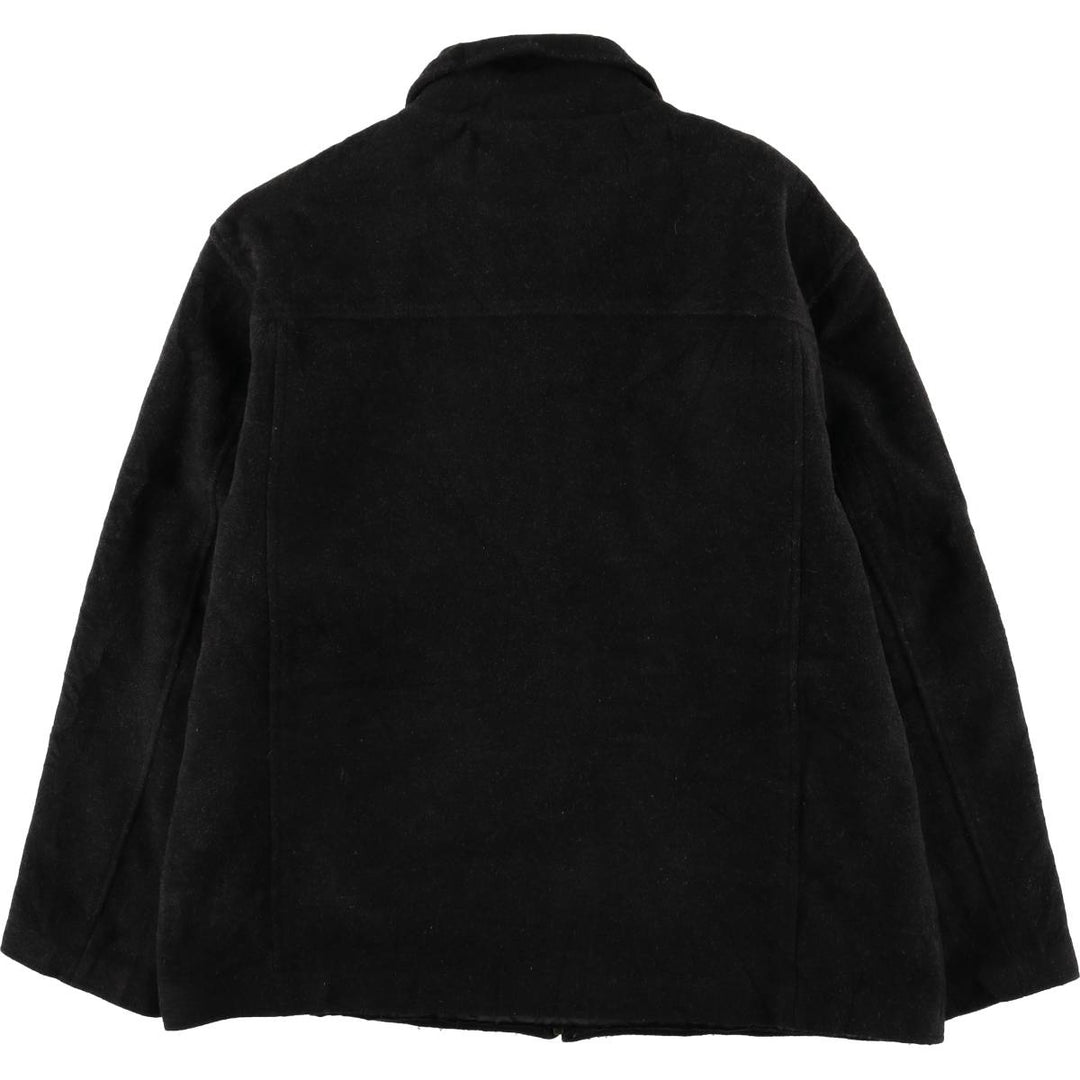 Dockers padded wool sports jacket, men's size XL wool black type Vintage Second Hand