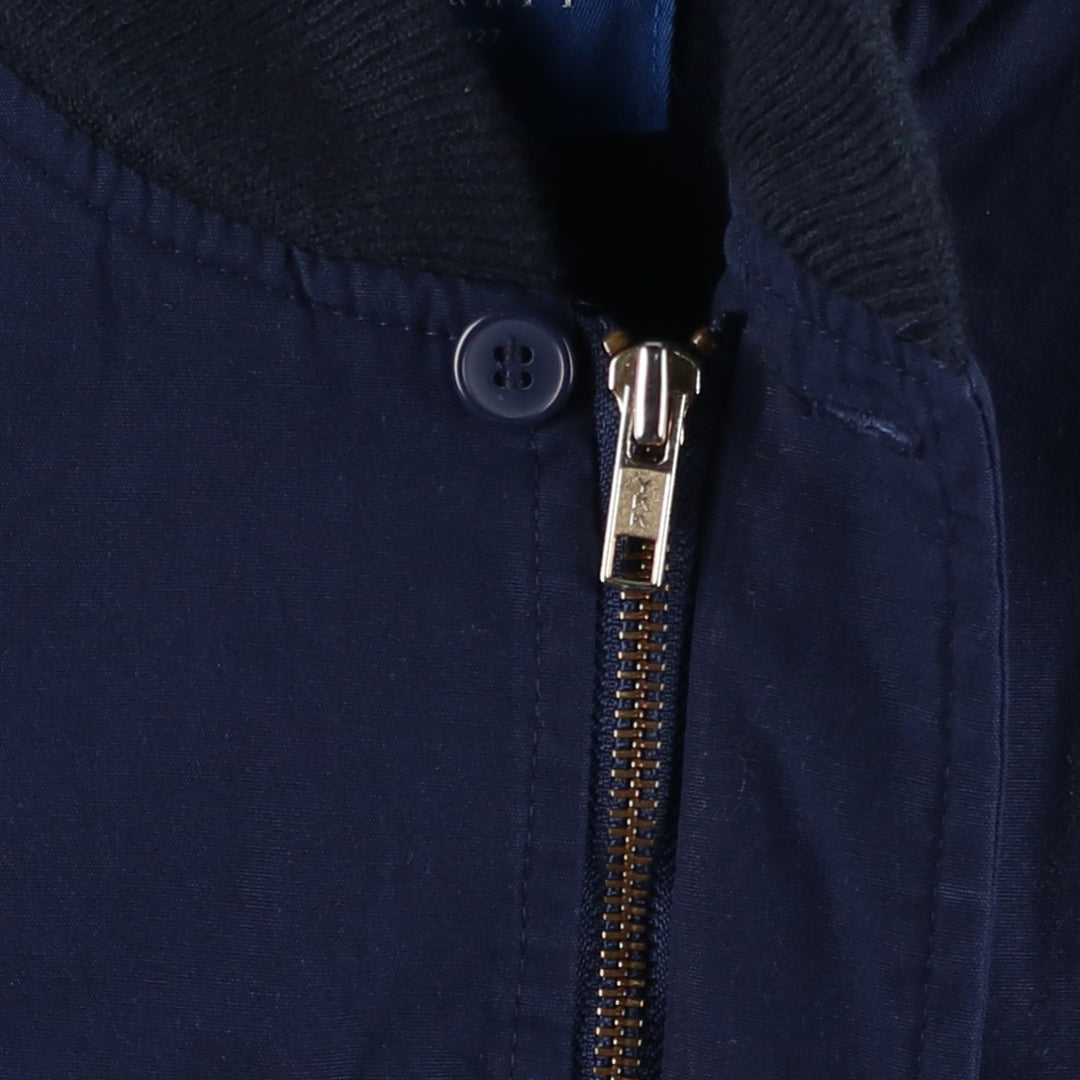 Vintage 80s-90'S Town Craft Derby Jacket with Cup Shoulder Strap, Men's Size L cotton navy blue type Vintage Second Hand