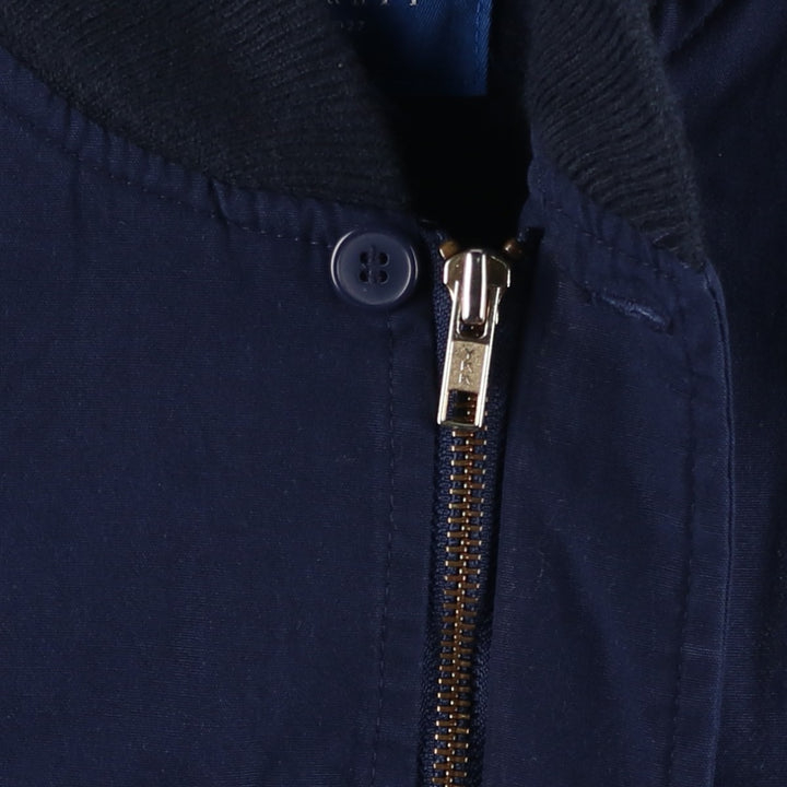 Vintage 80s-90'S Town Craft Derby Jacket with Cup Shoulder Strap, Men's Size L cotton navy blue type Vintage Second Hand