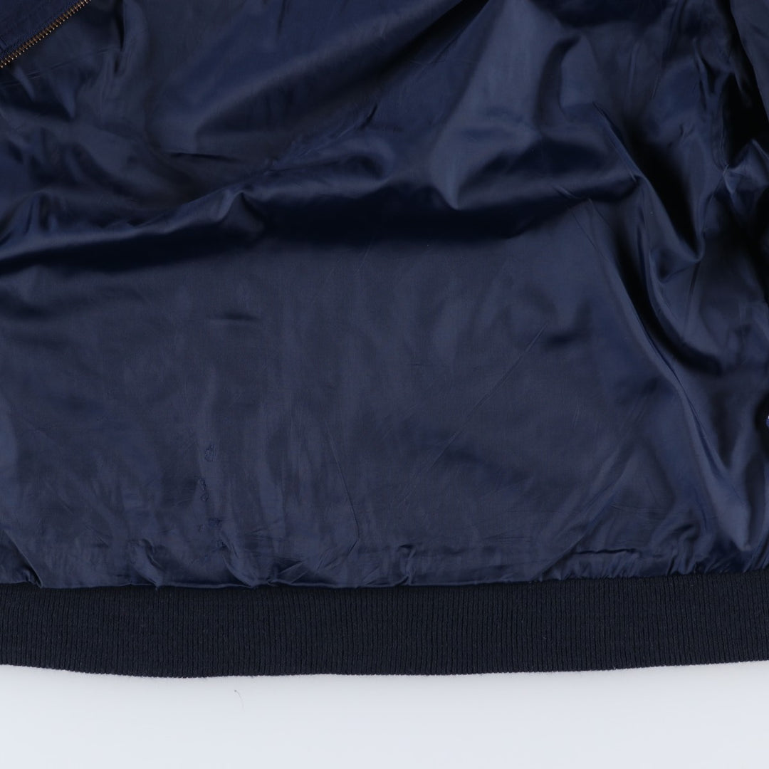 Vintage 80s-90'S Town Craft Derby Jacket with Cup Shoulder Strap, Men's Size L cotton navy blue type Vintage Second Hand