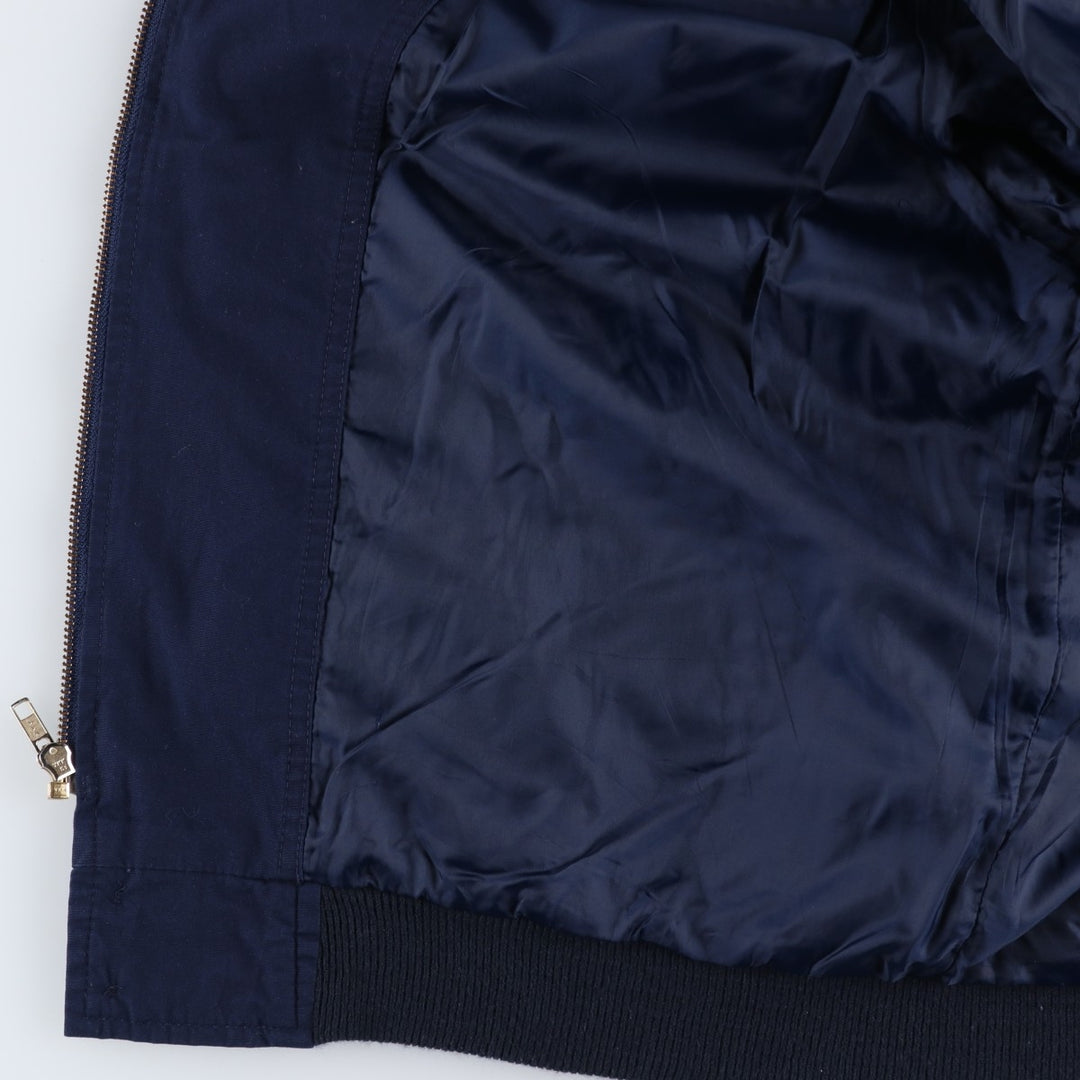 Vintage 80s-90'S Town Craft Derby Jacket with Cup Shoulder Strap, Men's Size L cotton navy blue type Vintage Second Hand