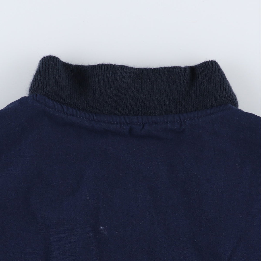 Vintage 80s-90'S Town Craft Derby Jacket with Cup Shoulder Strap, Men's Size L cotton navy blue type Vintage Second Hand