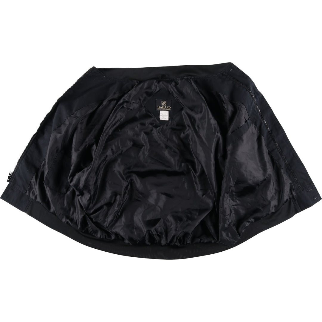 90s-00'S HABAND Derby Jacket, Cup Shoulder, Men's, Size XL, Vintage polyester black type Vintage Second Hand