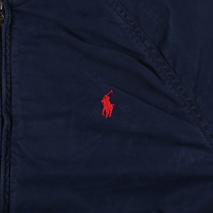 Ralph Lauren POLO RALPH LAUREN cotton hoodie, men's XL size cotton navy blue type Vintage Second Hand
