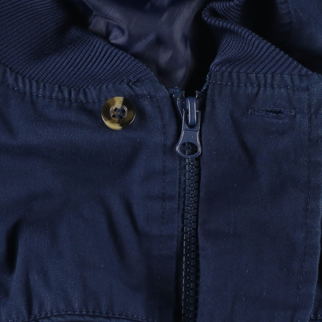 90s-00'S HABAND Derby Jacket, Cup Shoulder, Men's, Size L, Vintage polyester navy blue type Vintage Second Hand