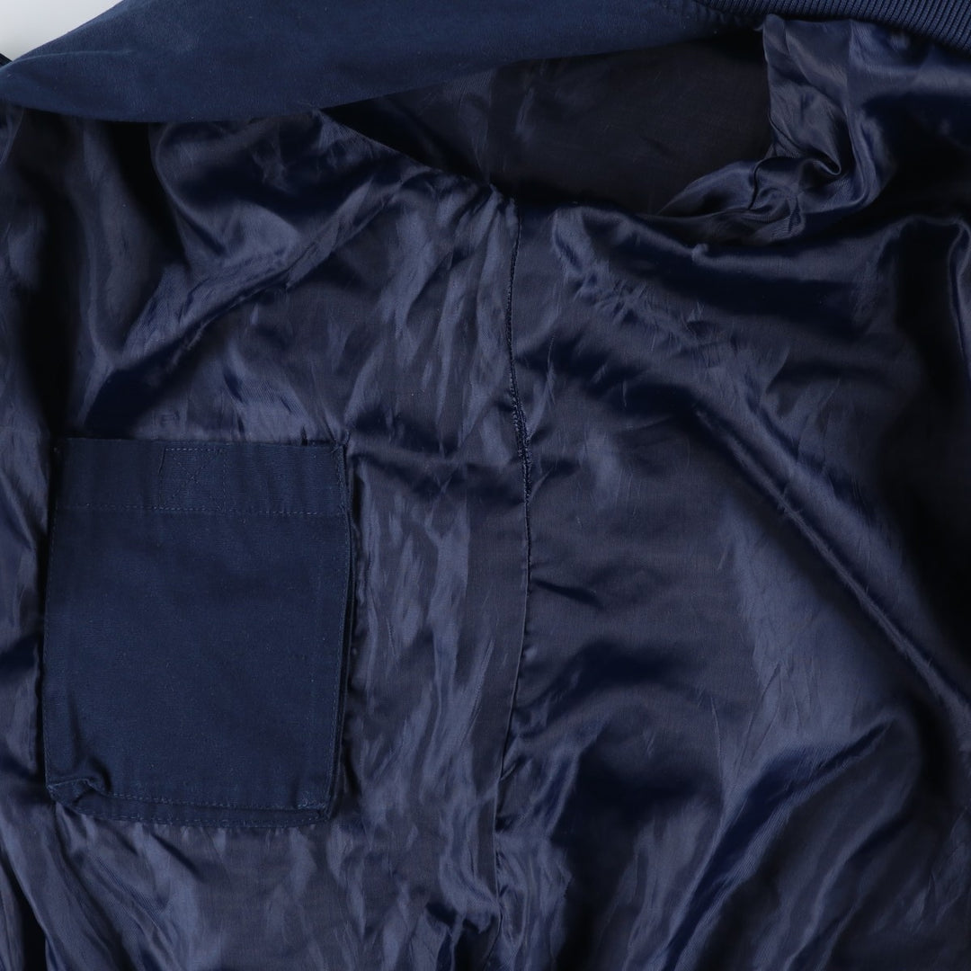 90s-00'S HABAND Derby Jacket, Cup Shoulder, Men's, Size L, Vintage polyester navy blue type Vintage Second Hand
