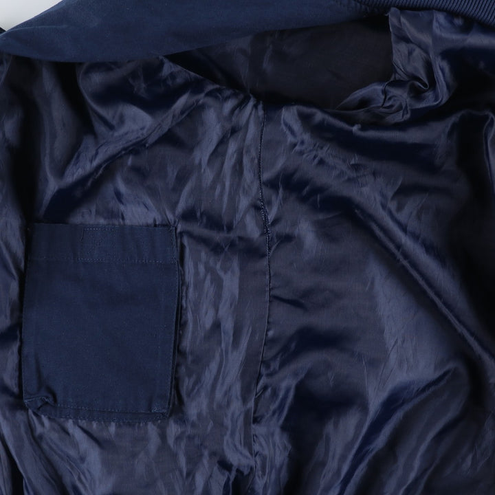 90s-00'S HABAND Derby Jacket, Cup Shoulder, Men's, Size L, Vintage polyester navy blue type Vintage Second Hand