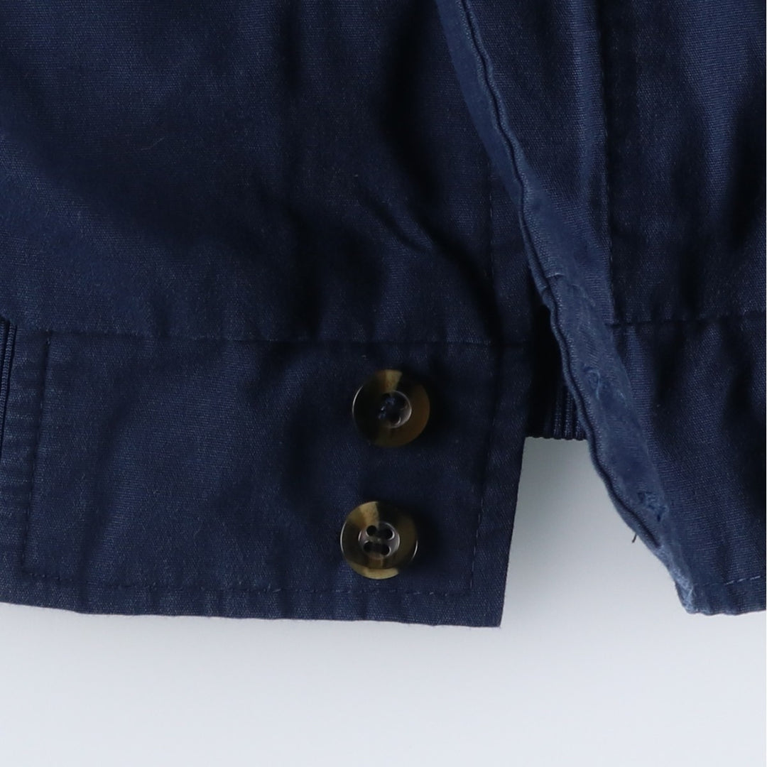 90s-00'S HABAND Derby Jacket, Cup Shoulder, Men's, Size L, Vintage polyester navy blue type Vintage Second Hand