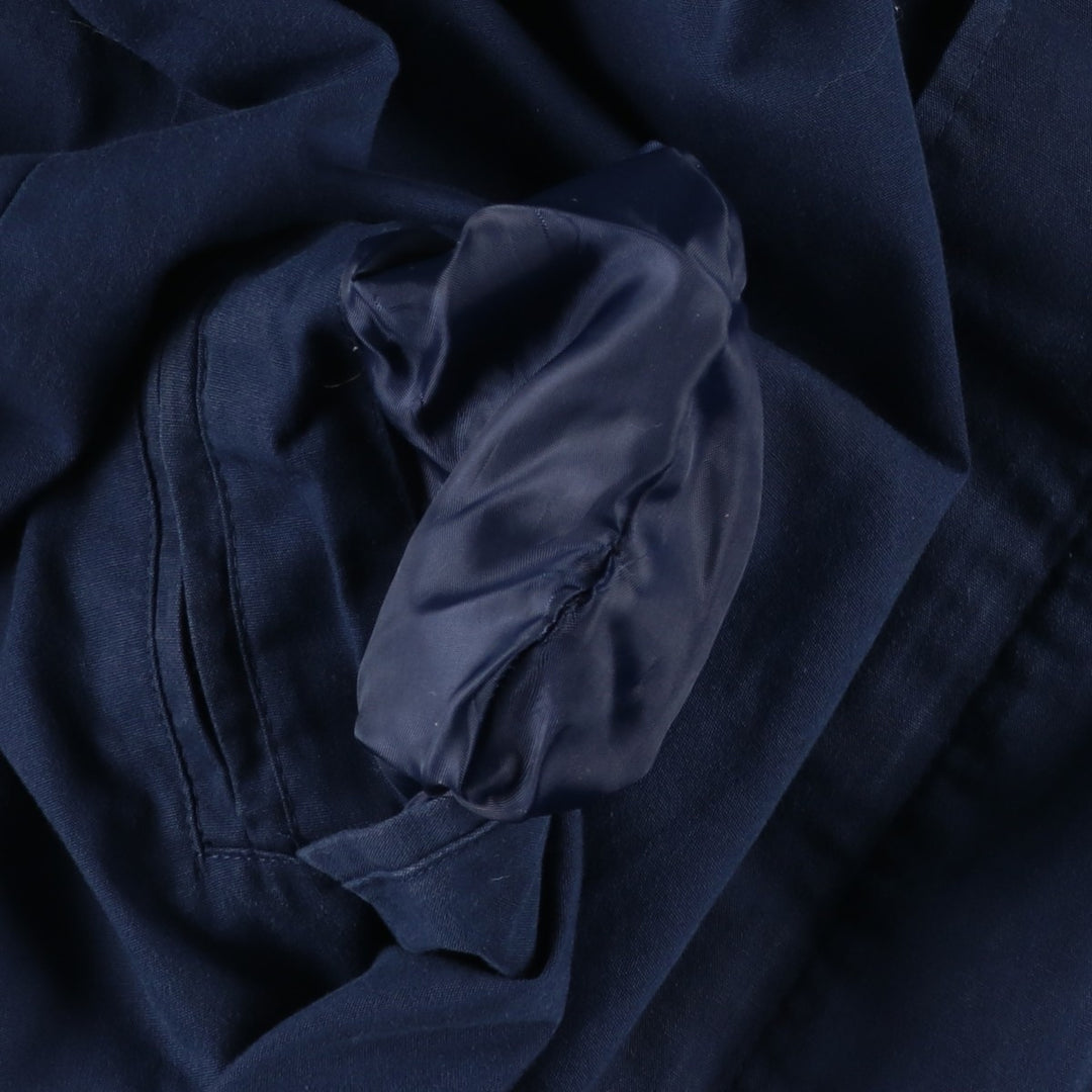 90s-00'S HABAND Derby Jacket, Cup Shoulder, Men's, Size L, Vintage polyester navy blue type Vintage Second Hand