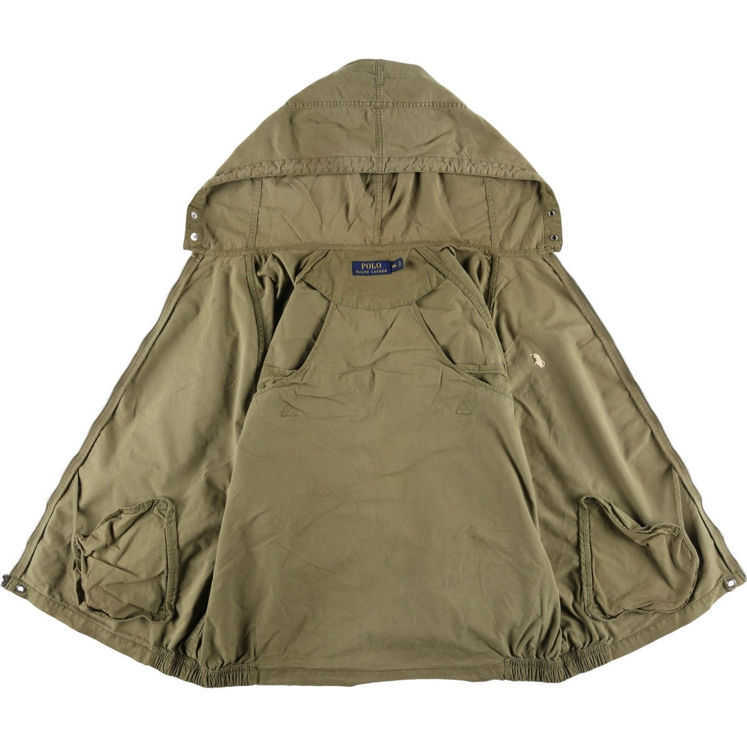 Ralph Lauren POLO RALPH LAUREN cotton hoodie, men's size XXL cotton Khaki type Vintage Second Hand