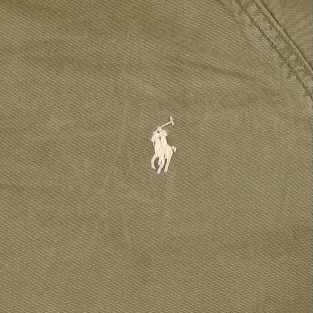 Ralph Lauren POLO RALPH LAUREN cotton hoodie, men's size XXL cotton Khaki type Vintage Second Hand