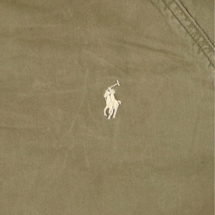 Ralph Lauren POLO RALPH LAUREN cotton hoodie, men's size XXL cotton Khaki type Vintage Second Hand