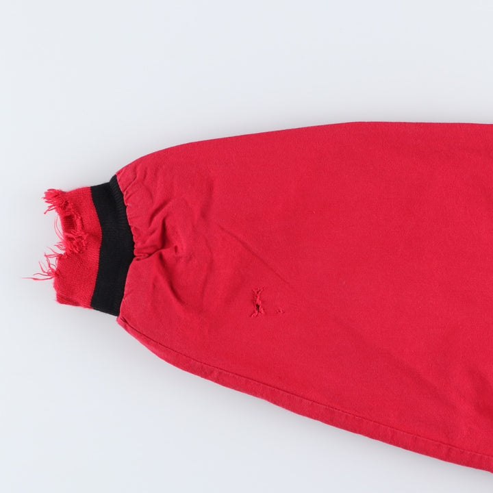 Vintage 90'S Swingstar Budweiser Advertising Back Logo Cotton Blouson, Made in USA, Men's Size L unclear navy blue type Vintage Second Hand