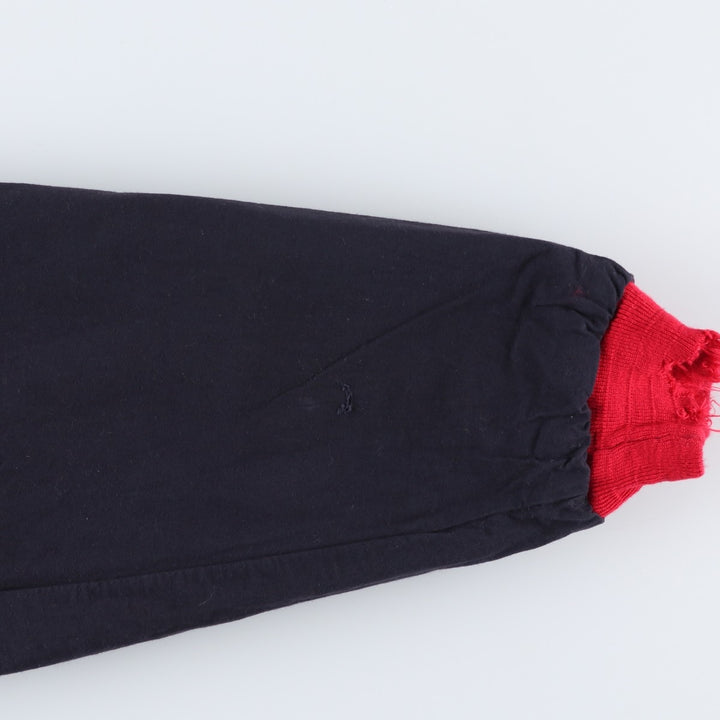 Vintage 90'S Swingstar Budweiser Advertising Back Logo Cotton Blouson, Made in USA, Men's Size L unclear navy blue type Vintage Second Hand