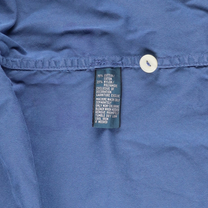 Ralph Lauren POLO by Ralph Lauren cotton hoodie, men's size XL cotton blue type Vintage Second Hand