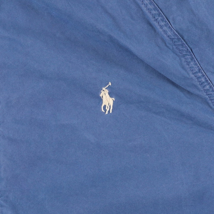 Ralph Lauren POLO by Ralph Lauren cotton hoodie, men's size XL cotton blue type Vintage Second Hand