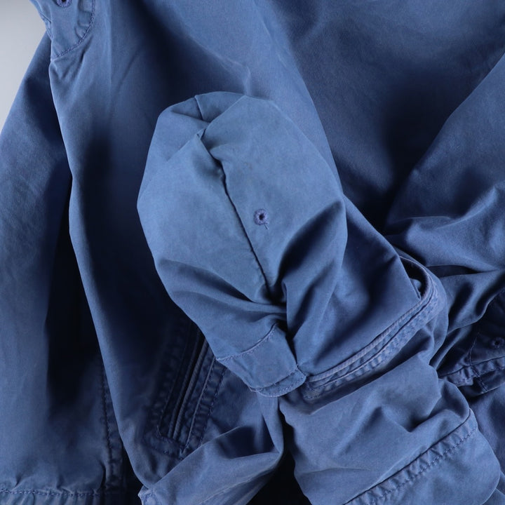 Ralph Lauren POLO by Ralph Lauren cotton hoodie, men's size XL cotton blue type Vintage Second Hand