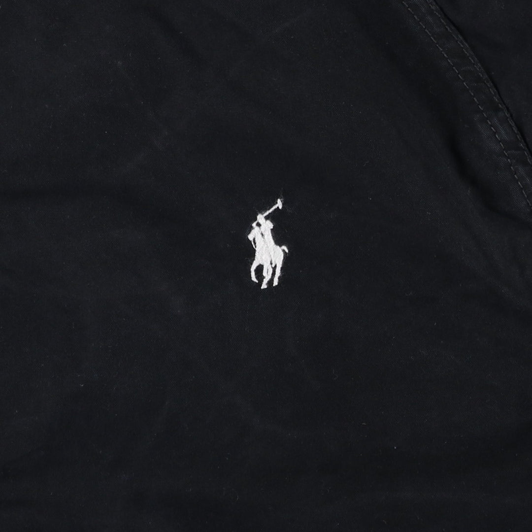 Ralph Lauren POLO by Ralph Lauren cotton hoodie, men's size XL cotton black type Vintage Second Hand