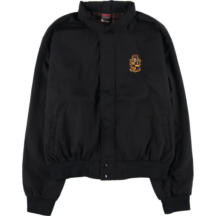90'S Hilton Vintage Blouson, Made in USA, Men's XL polyester black type Vintage Second Hand