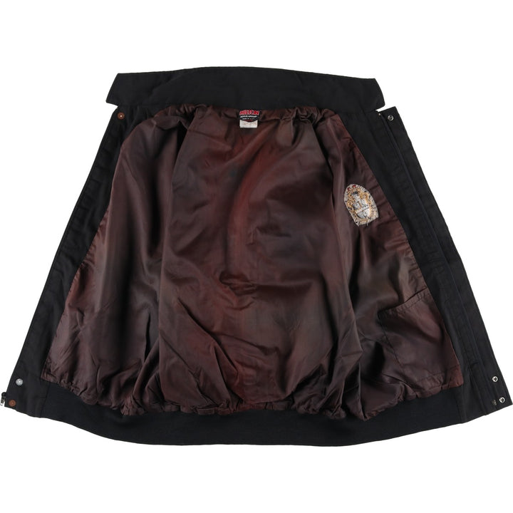 90'S Hilton Vintage Blouson, Made in USA, Men's XL polyester black type Vintage Second Hand