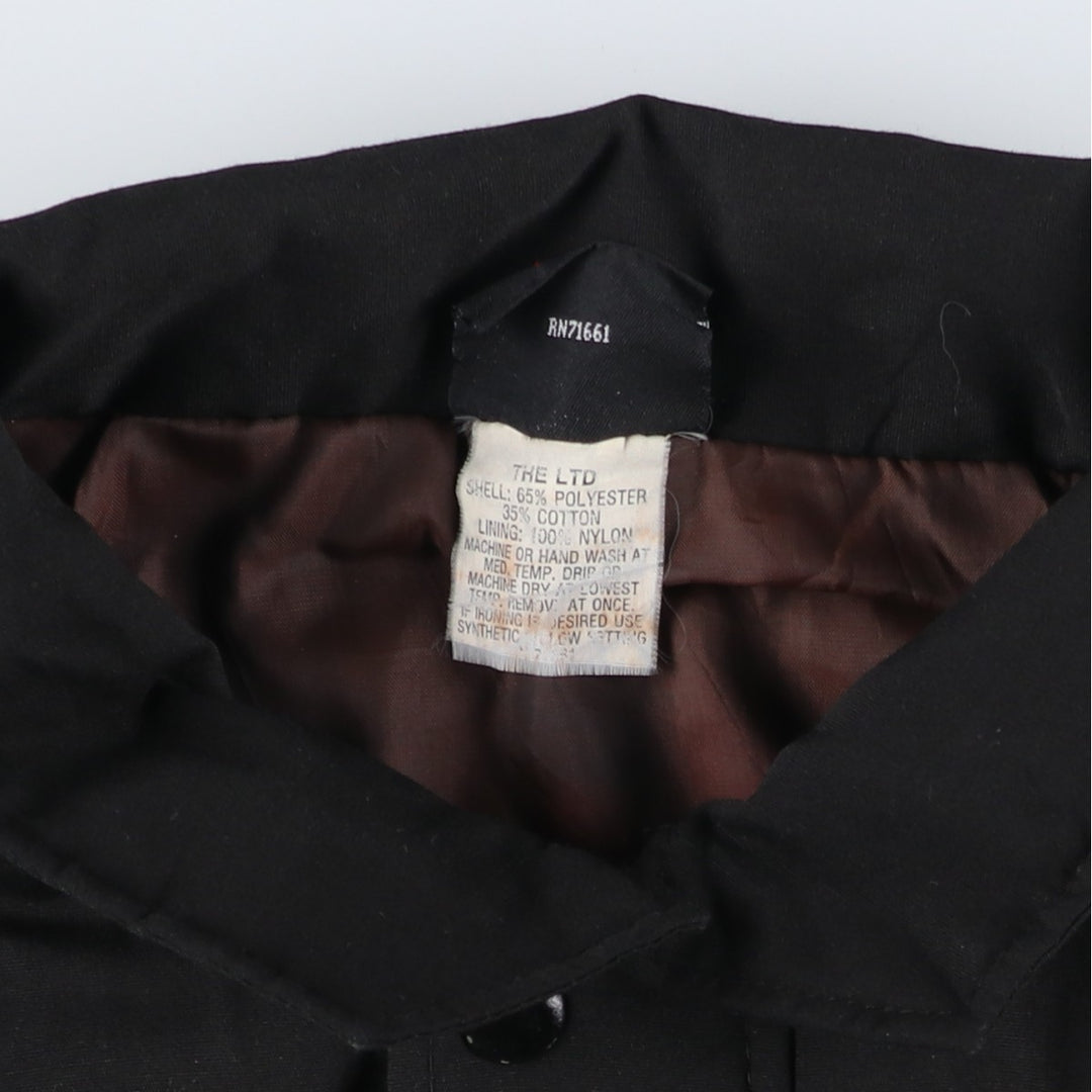 90'S Hilton Vintage Blouson, Made in USA, Men's XL polyester black type Vintage Second Hand